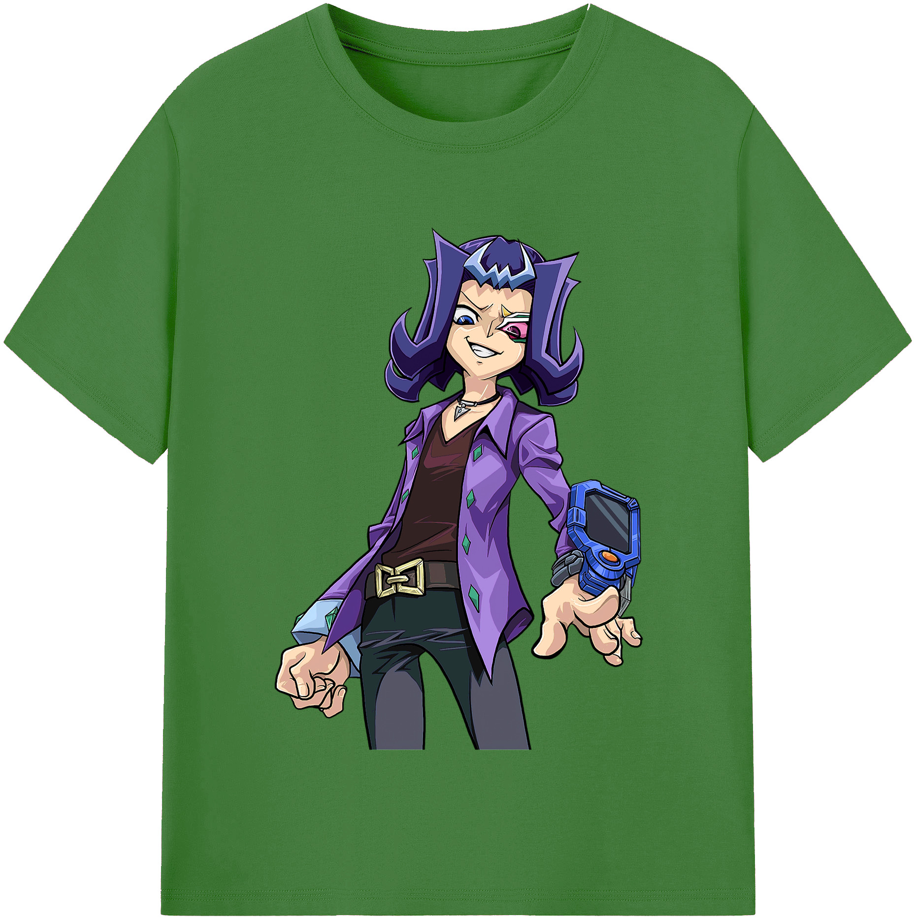 （画像用） 遊☆戯☆王 Yu-Gi-Oh! レディースカジュアルプリントTシャツ（綿100％）
